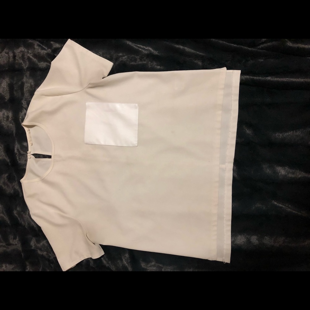 Eloide White Work Tee